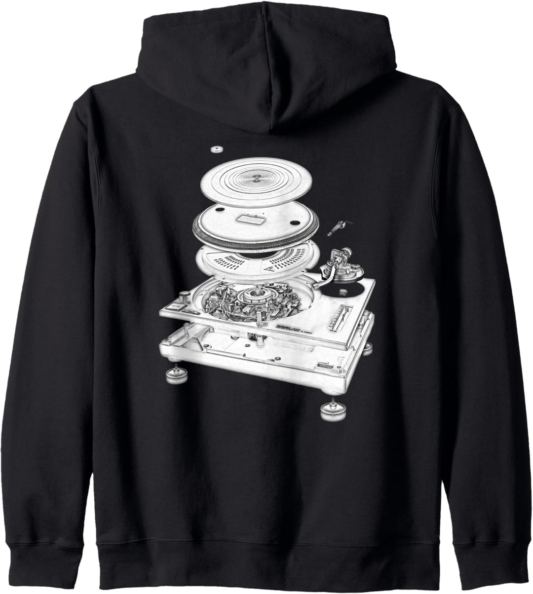 1210 Exploded Sketch Kapuzenjacke