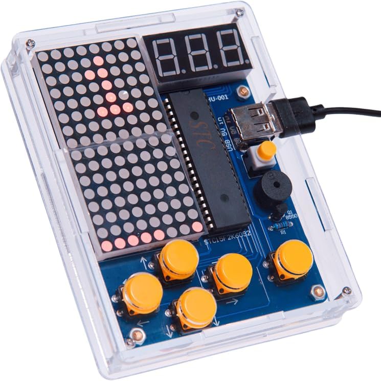 DIY Spielekonsole Löten Bausatz, Elektronik Lötübungsset, DIY Handheld Spielkonsole, Lötbausätze mit