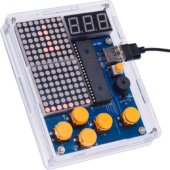 DIY Spielekonsole Löten Bausatz, Elektronik Lötübungsset, DIY Handheld Spielkonsole, Lötbausätze mit