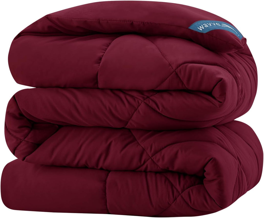 WAVVE Bettdecke 155x220 cm Ganzjahresdecke 4 Jahreszeiten, Steppdecke 300gsm Mikrofaser 155x220cm, S