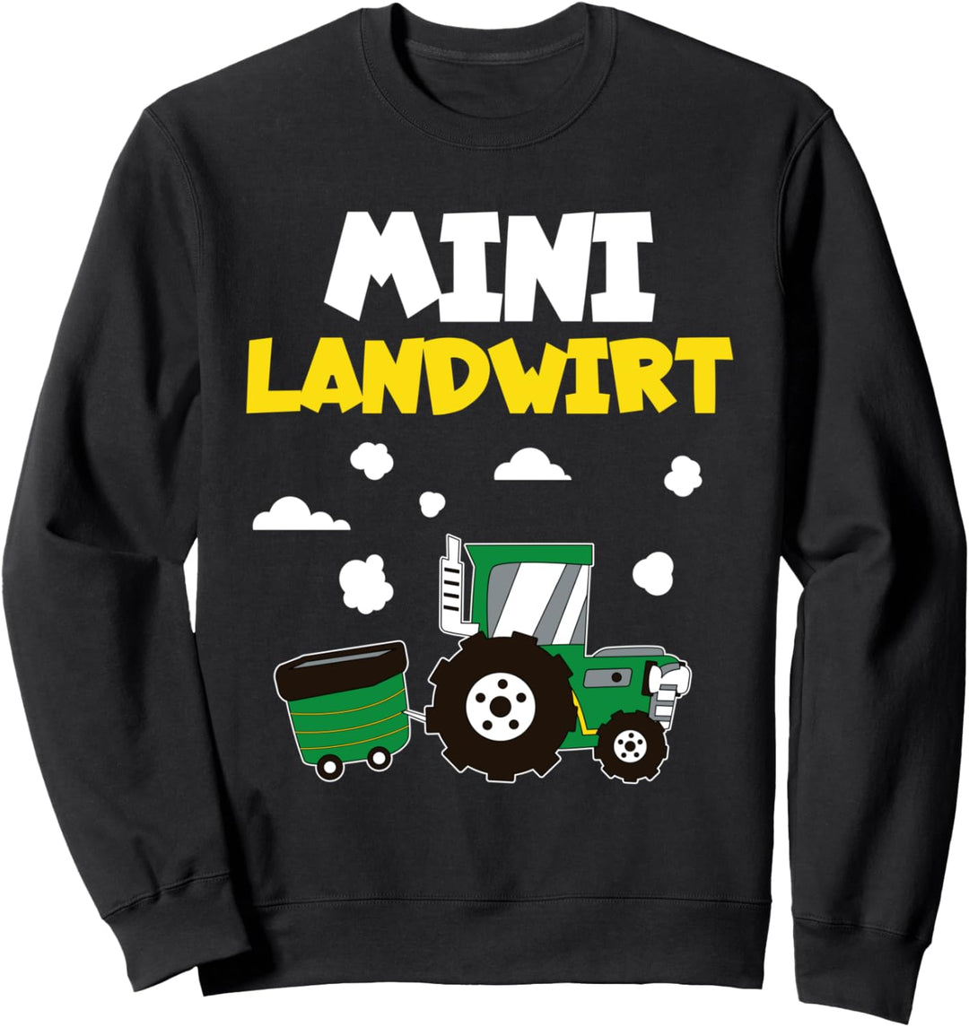 Mini Landwirt Bauer Traktor Bauernhof Kinder Sweatshirt
