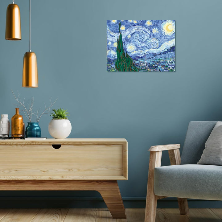 Ravensburger CreArt 23518 - Die Sternennacht (Vincent Van Gogh) - Malen nach Zahlen Erwachsene, DIY