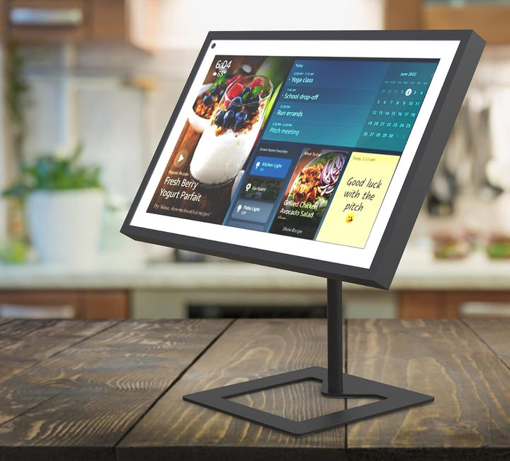 Verstellbarer Metall ständer für die Echo Show 15, Kostenlos um 360° neig- und schwenkbar,15,6 inch