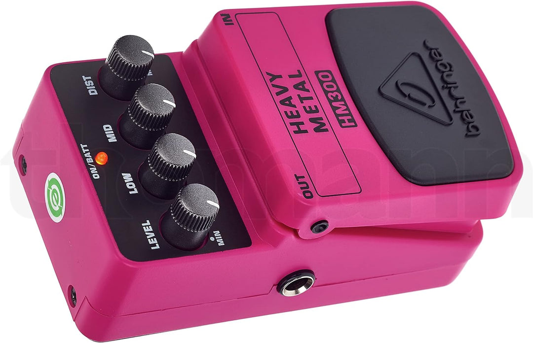 Behringer HM300 Heavy-Metal-Distortion-Effektpedal HEAVY METAL HM300 Guitar Pedal, HEAVY METAL HM300