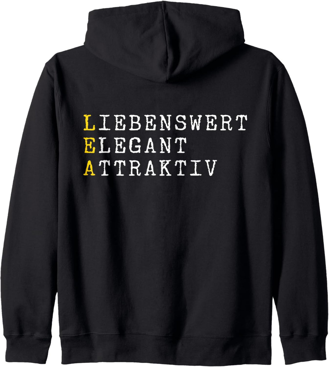 Lea Adjektive Personalisiert, Lea Name, Frau Lea Kapuzenjacke
