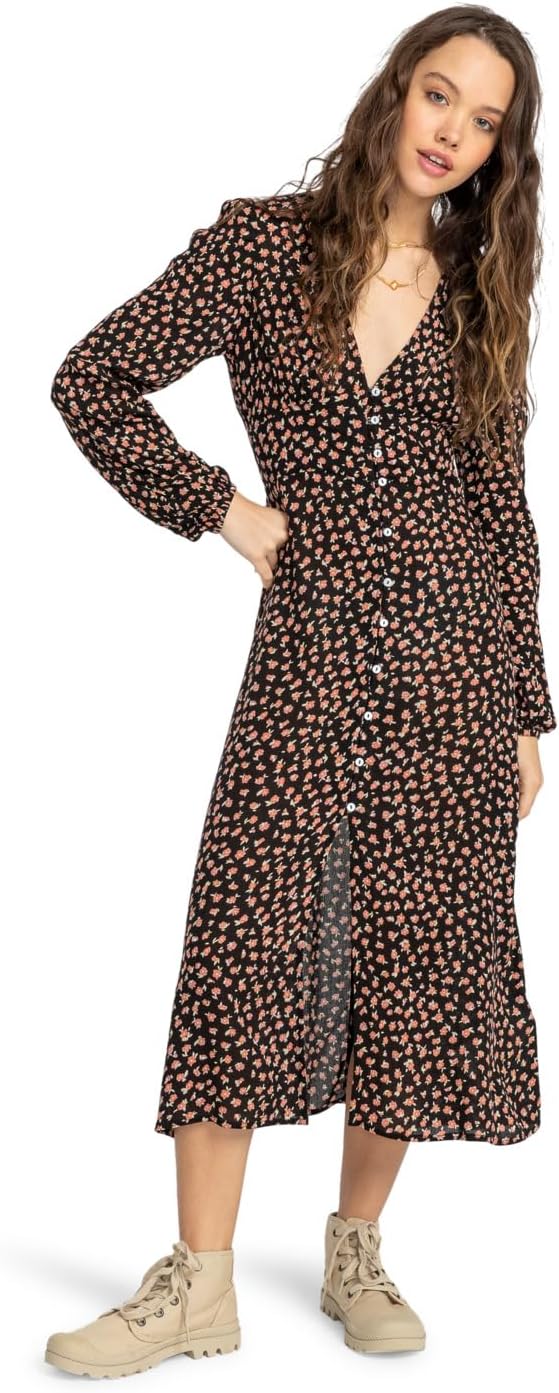 Billabong Damen Cool Nights Freizeitkleid XL Schwarz, XL Schwarz