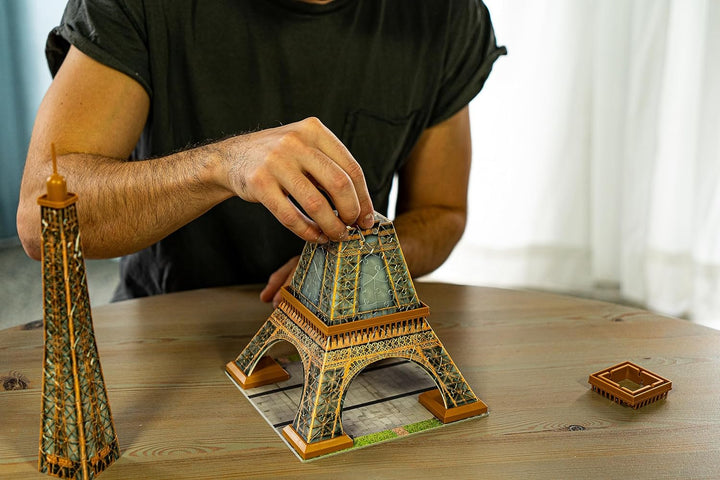 Ravensburger Kinderpuzzle 12556 Heart Ravensburger 12556-Eiffelturm 3D Puzzle-Bauwerke, 216 Teile,