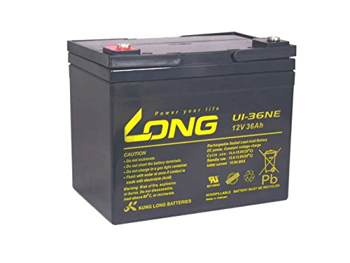 Akku Batterie Long U1-36NE 12V 36Ah AGM Blei wie 34Ah 41Ah Accu wartungsfrei