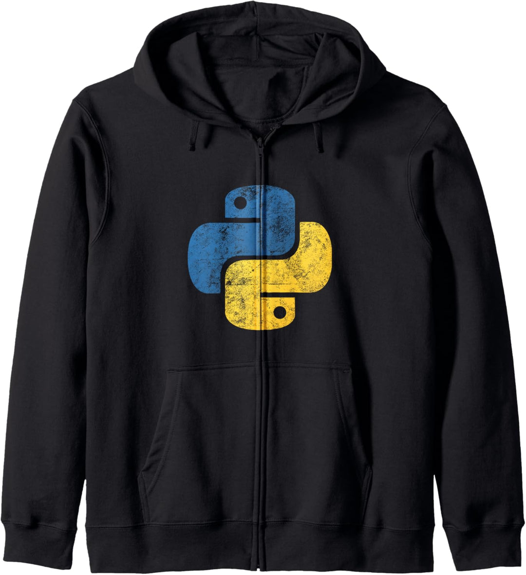 Python-Programmierlogo für Programmierer Kapuzenjacke
