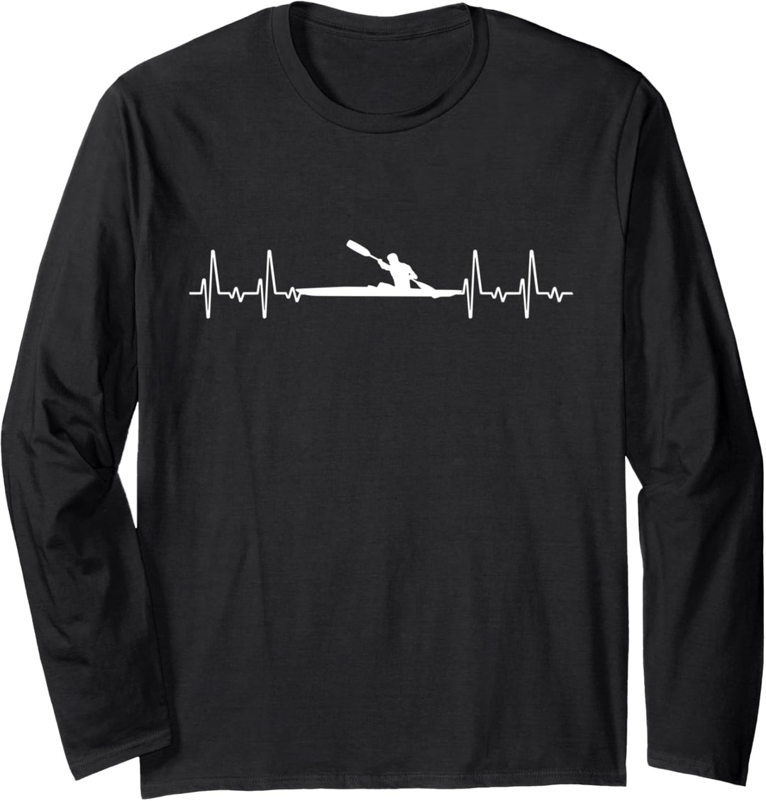 Rudern Herzschlag Rower Hobby Langarmshirt