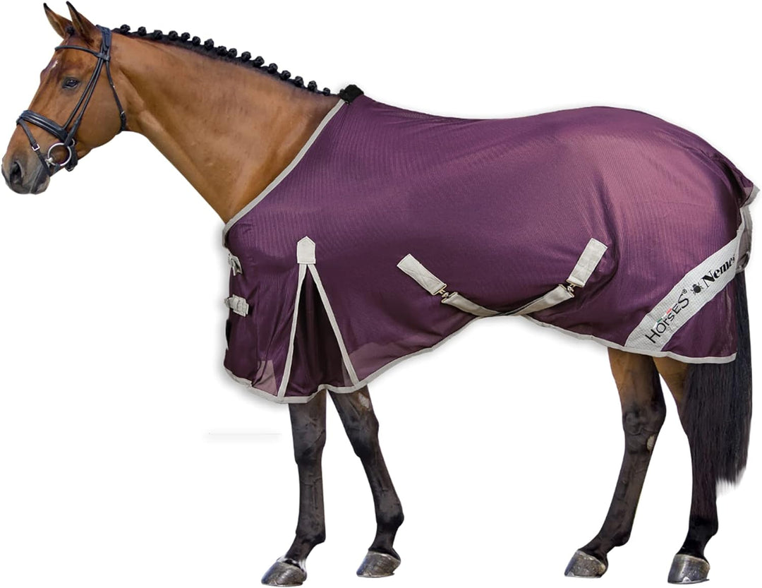 Horses, Fliegendecke Nemesis aus Netzmaterial, Hervorragend Verarbeitete Decke, Nützlich zum Schutz