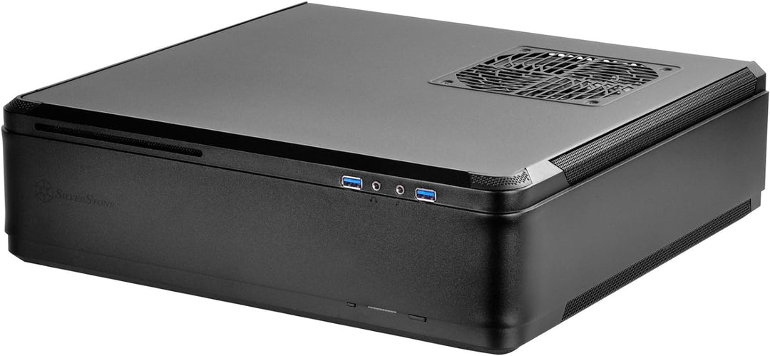 SilverStone SST-FTZ01B - Fortress High-End Mini-ITX Gaming HTPC Gehäuse, schwarz, SST-FTZ01B