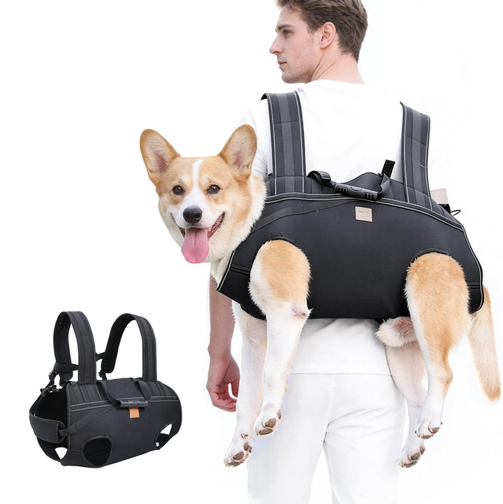 Hundetragegeschirr für grosse Hunde, Tragehilfe Hund (Brustumfang:49-63 cm), Hundegeschirr Grosse Hu