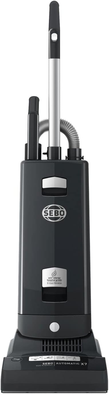 SEBO Automatic X7 Bürststaubsauger, Kunststoff, Grau, 117.00 x 31.00 x 31.00 cm, Grau