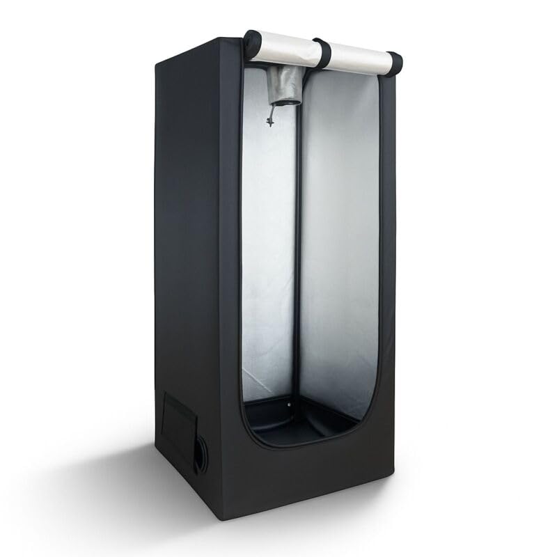 Weedness Grow Box für Indoor Zucht 60x60x160 – Lichtdicht mit hoher Reflektion Zuchtzelt Growschrank