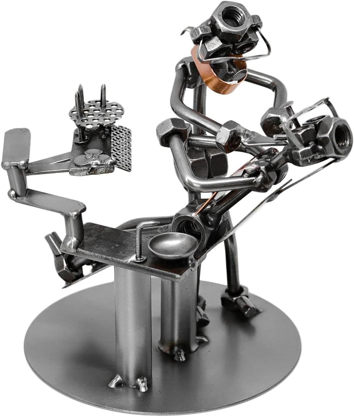 metalman24 Schraubenmännchen Zahnarzt I Handarbeit I Geschenkidee I Metallfigur I Metallmännchen I S