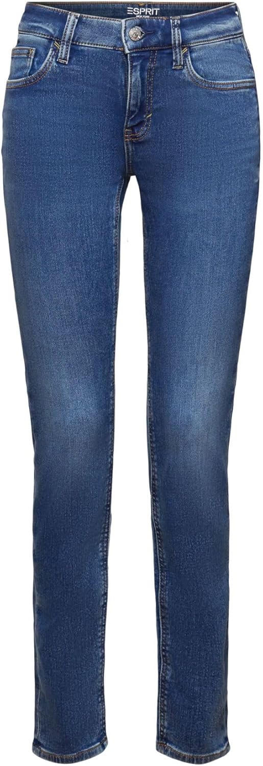 ESPRIT Damen Jeans 24W / 32L 902/Blue Medium Wash, 24W / 32L 902/Blue Medium Wash