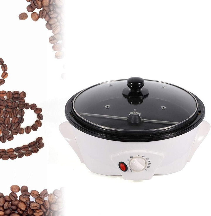WUPYI2018 Elektrische Kaffee Röster Maschine,1200W Kaffeebohnenröster Haushalt Elektrische Trommel T
