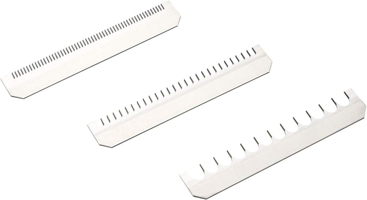 Benriner BN-3GR Japanischer Hand-Mandolinenschneider mit drei austauschbaren Edelstahlklingen, elfen