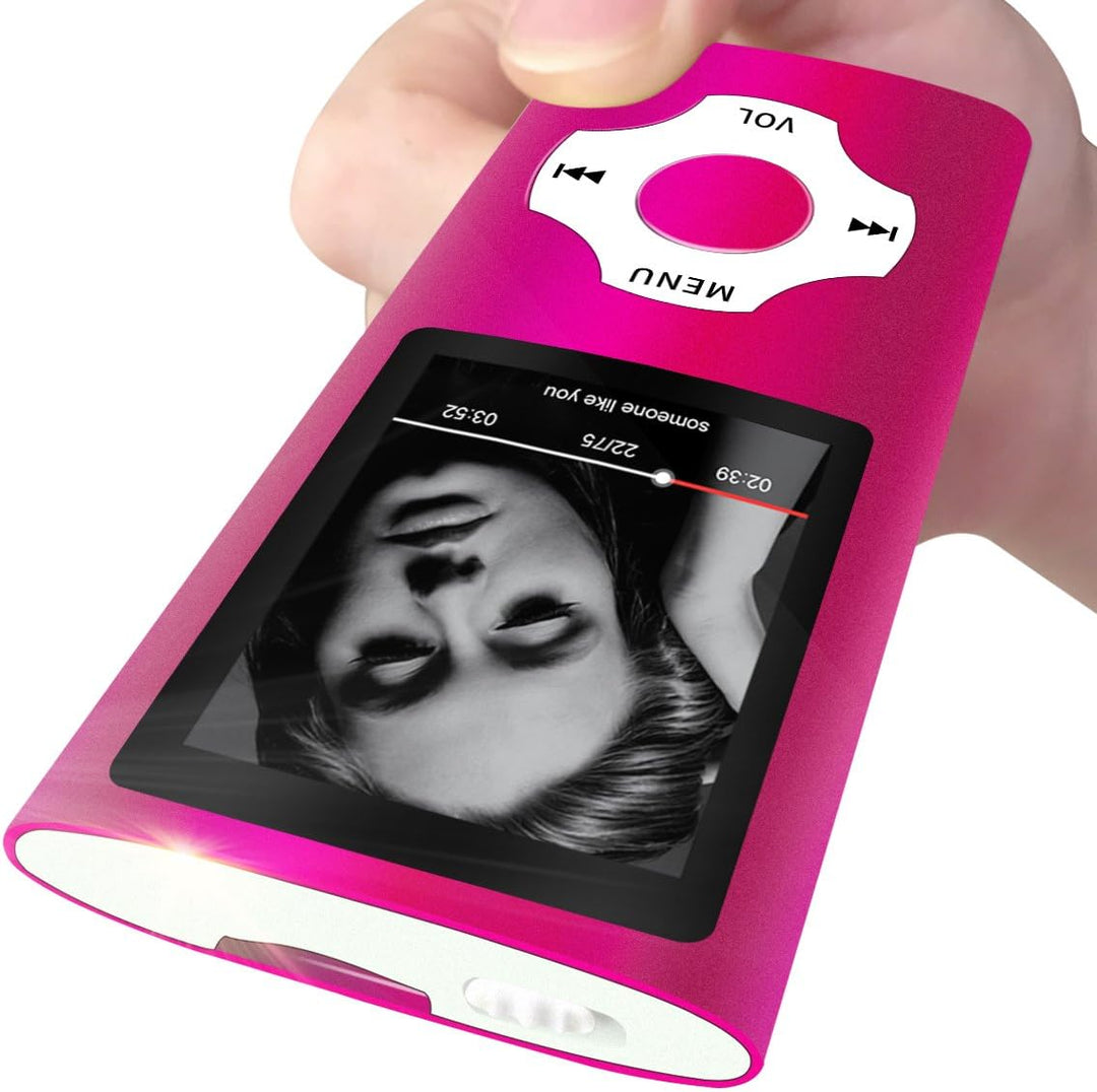 Mymahdi MP4 /MP3 beweglicher Spieler, Rosa mit 1.8 Zoll LCD-Schirm und Memory Einbauschlitz, maximal