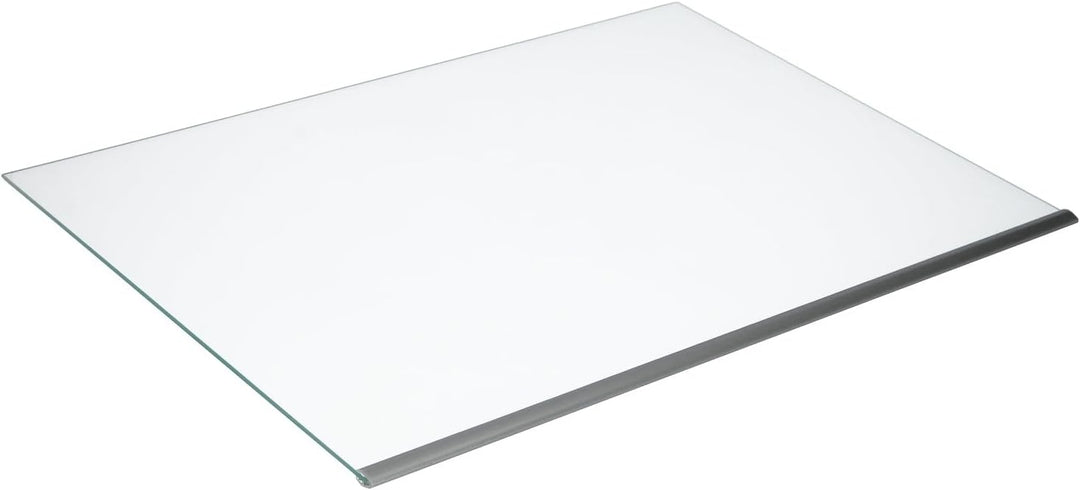 Glasplatte Bauknecht 480132101131 mit Leiste 490x341mm für Gemüsefach KühlGefrierKombination
