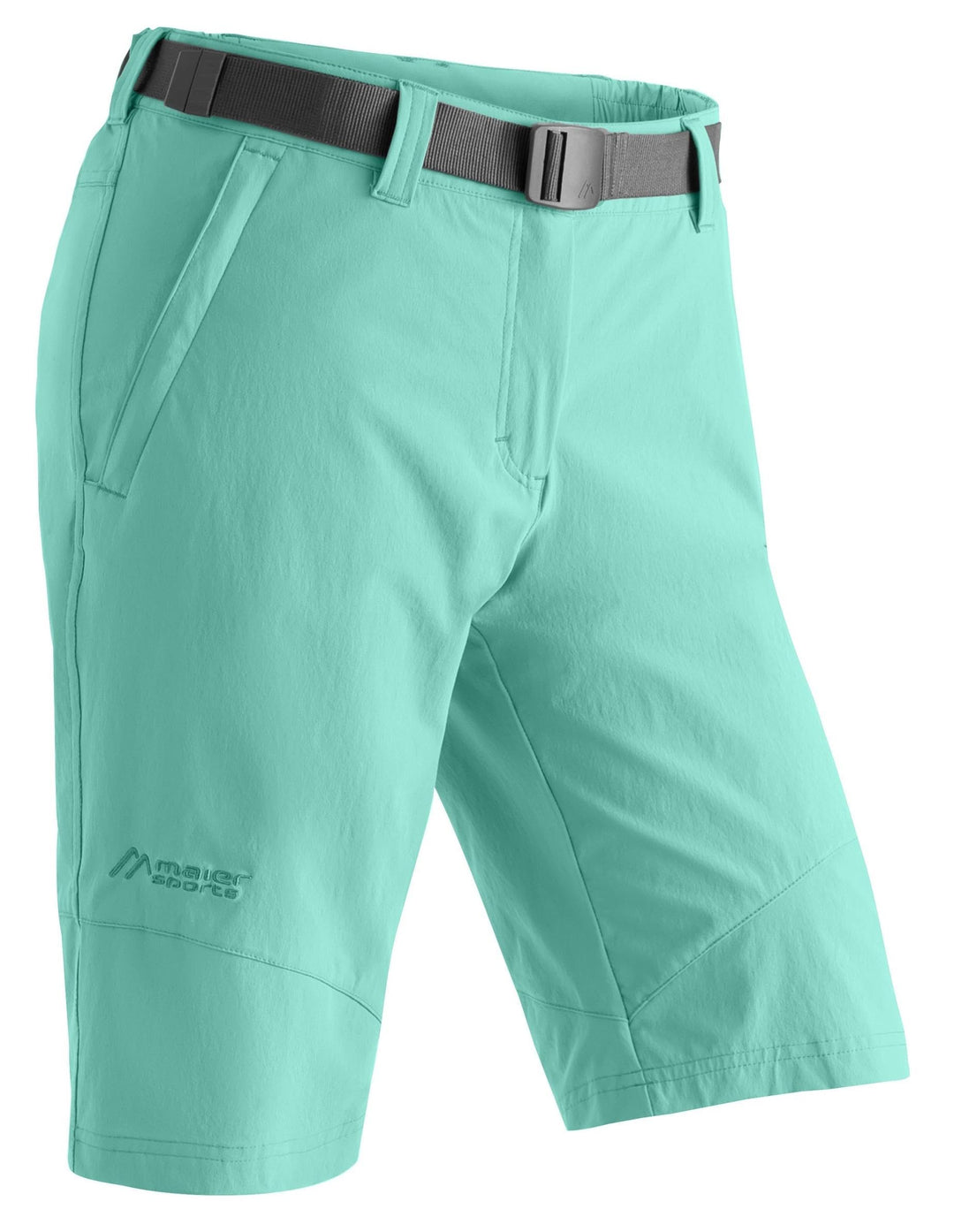Maier Sports Lawa, Kurze Damen Wanderhose, Wasserabweisende Bermuda für Trekking und Hiking, PFC-fre