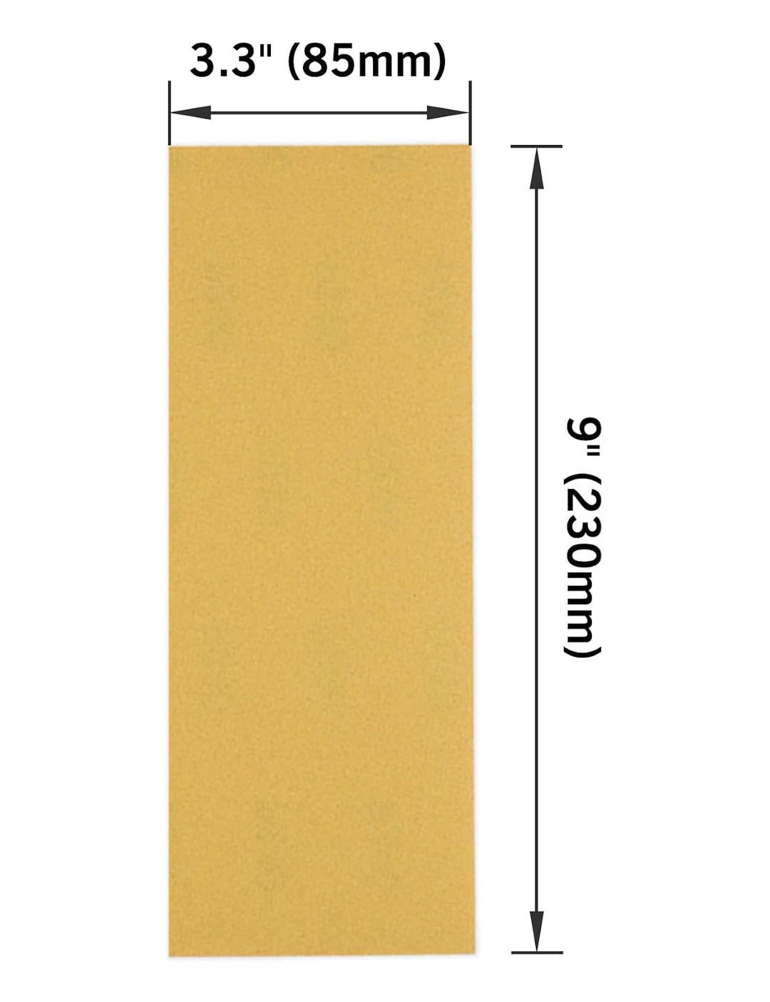 ROLLINGDOG Schleifpapierbögen – 18 Stück (Körnung 80, 120, 240), Klett-Schleifpapier für Holz, Metal