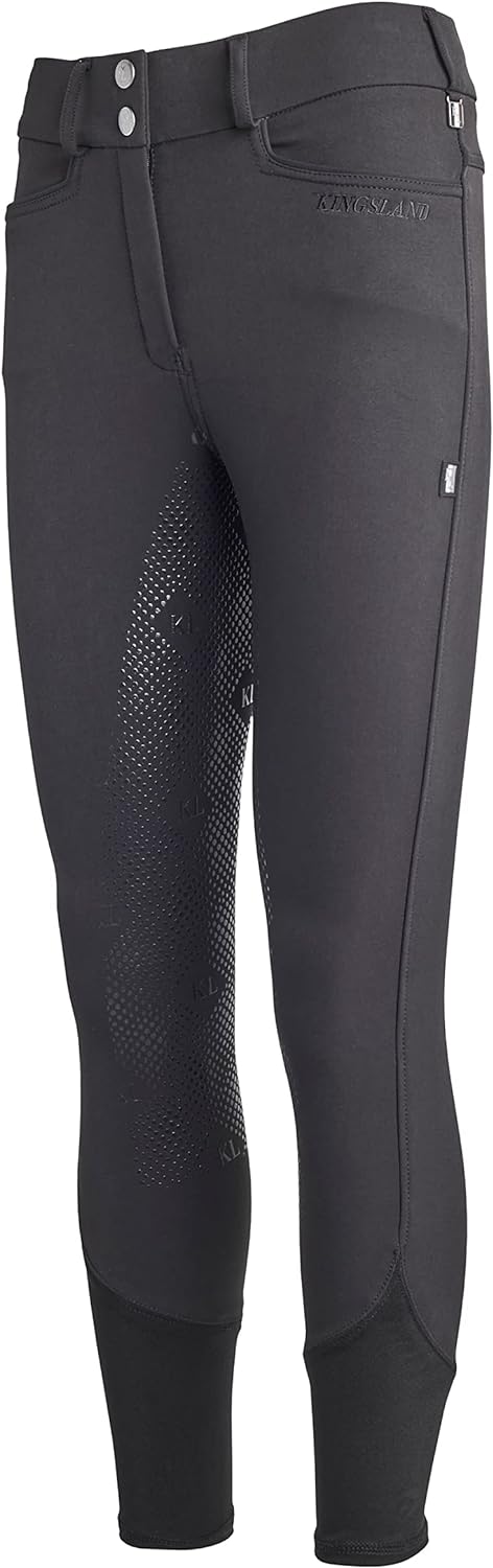 Kingsland Damen Reithose Silikon Vollbesatz KLKadi E-Tec schwarz 40 Schwarz, 40 Schwarz