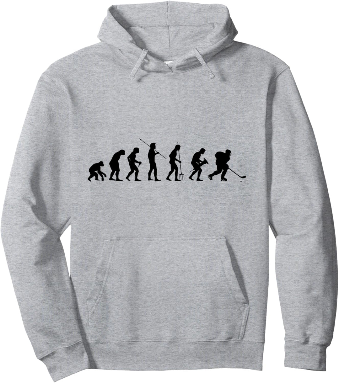 Eishockey Evolution Eishockeyspieler Eishockey Spieler Pullover Hoodie