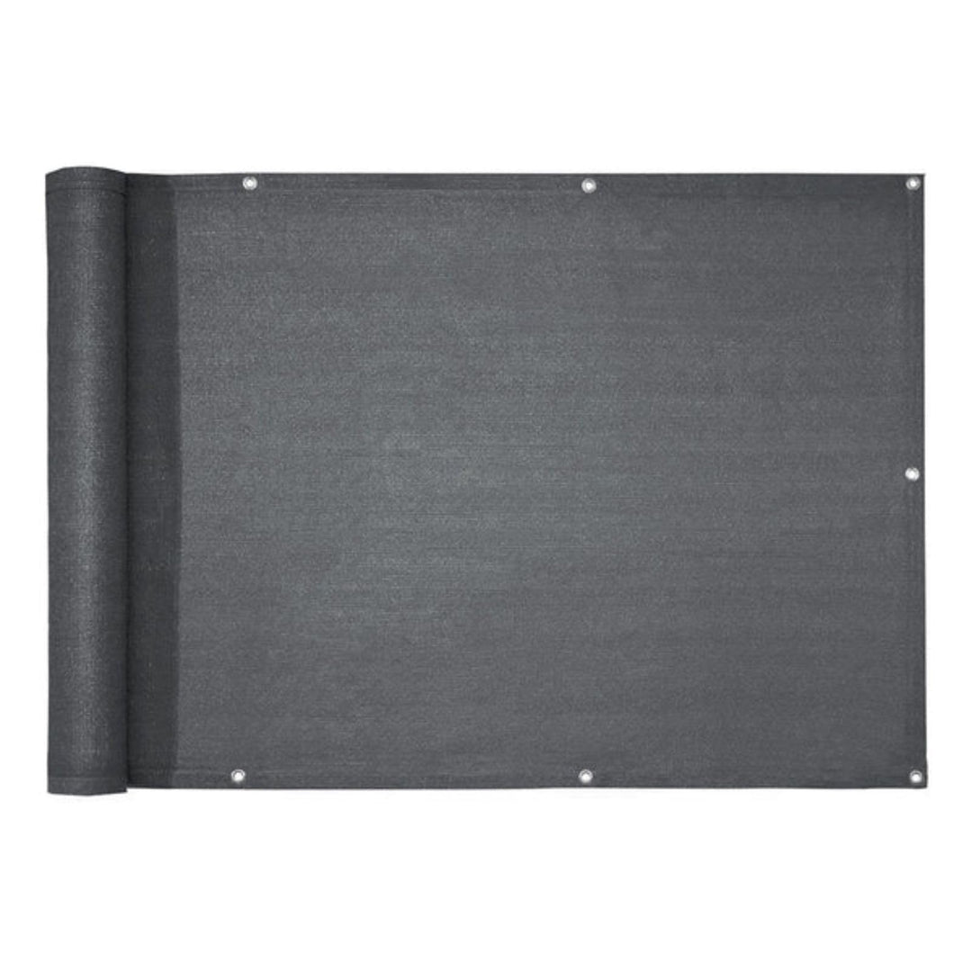 casa pura Balkon Sichtschutz UV-Schutz - 90x500cm - wetterbeständiges und pflegeleichtes HDPE-Spezia