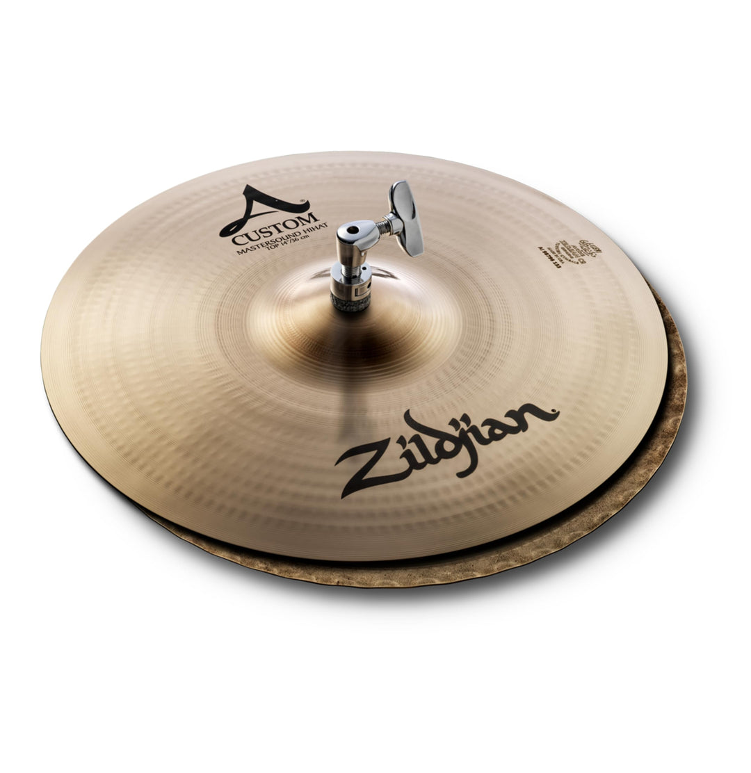 Zildjian A Custom Series - 14" Mastersound Hi-Hat Cymbals - Pair 14 Zoll Pair, 14 Zoll Pair