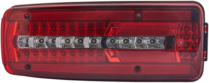HELLA - Heckleuchte - Truck Full LED - LED - 24V - 2VD 012 381-011 mit Kennzeichenleuchte links seit