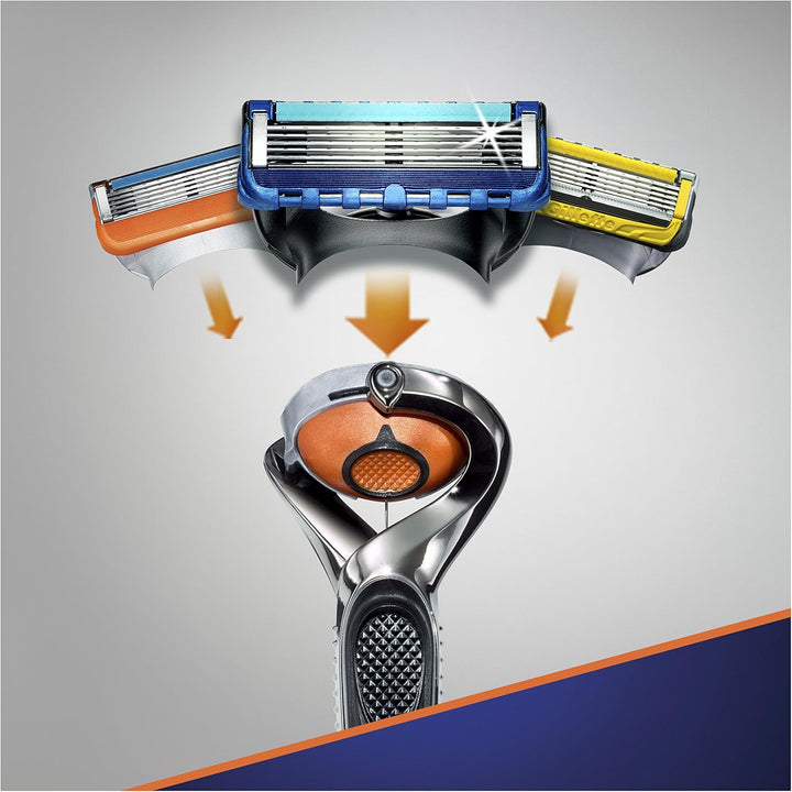 Gillette Fusion 5 ProGlide Rasierer Herren mit Trimmer für Präzision und Gleitbeschichtung, Rasierer