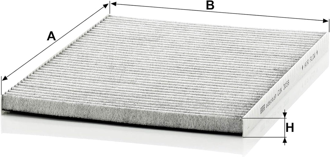 MANN-FILTER CUK 3059 Innenraumfilter – Pollenfilter mit Aktivkohle – Für PKW, CUK