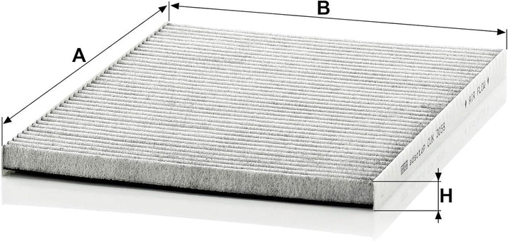 MANN-FILTER CUK 3059 Innenraumfilter – Pollenfilter mit Aktivkohle – Für PKW, CUK