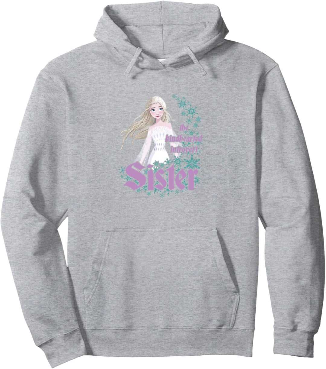 Disney Frozen 2 Elsa The Kindhearted Introvert Sister Pullover Hoodie