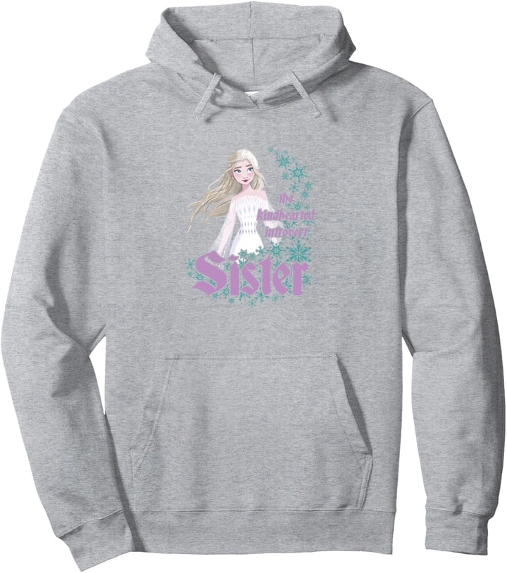 Disney Frozen 2 Elsa The Kindhearted Introvert Sister Pullover Hoodie