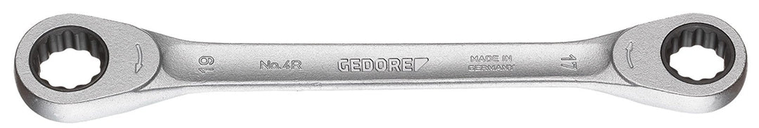 GEDORE Doppelringratschenschlüssel 8x9 mm – Hochwertiger Ratschenschlüssel für Profis – Langlebig, P