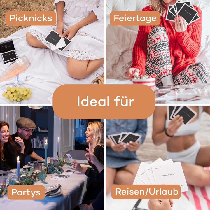 Vertellis Feiertage Edition - 46 Sinnvolle Fragen für Verbindende GespräChe - Bewusste Offline-Zeit