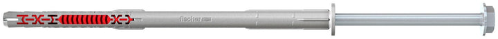 fischer DuoXpand 10 x 160 FUS, hochwertiger Universaldübel mit Sechskantschraube & angeformter U-Sch