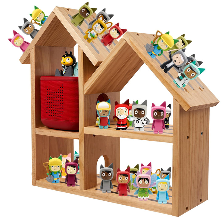 Gieanoo für Tonies Regal Kompatibel mit Toniebox 2/1, Magnetische Tonies Aufbewahrung für 30–40 Toni