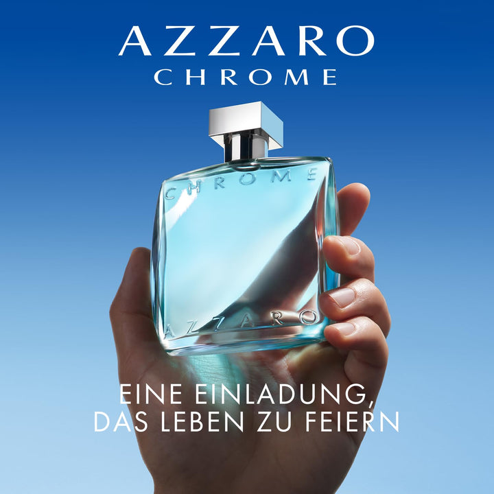 Azzaro Chrome Parfüm für Herren | Eau de Toilette Spray | Langanhaltend | Zitrisch-holziger Männer D