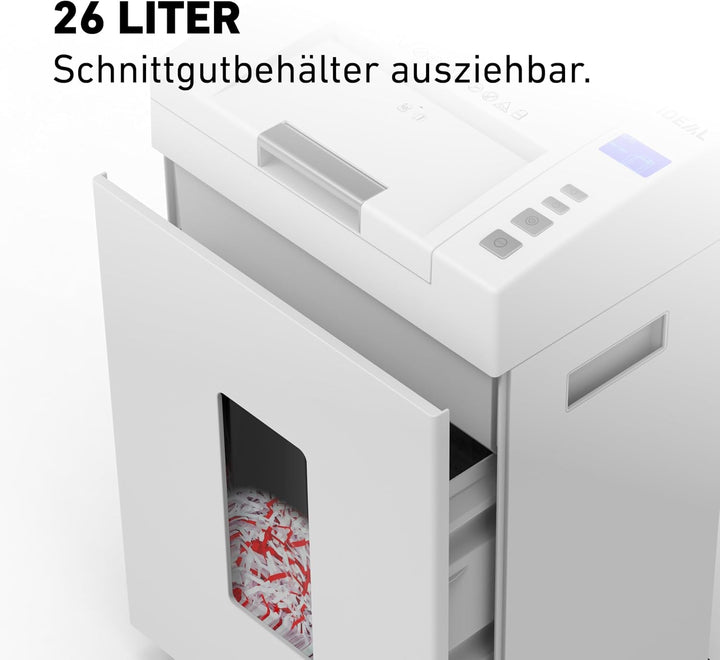 Autofeed Aktenvernichter IDEAL Shredcat 8292, 200 Blatt Papierstapel mit automatischem Einzug schred