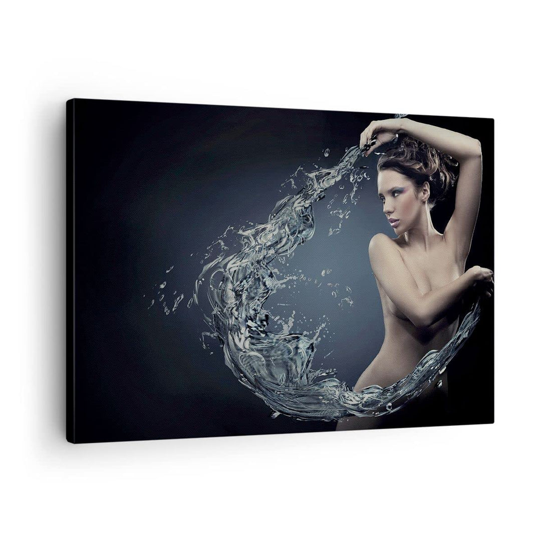 Bilder auf Leinwand Weiblich modell posieren schön Leinwandbild 70x50cm Wandbilder Dekoration Wohnzi