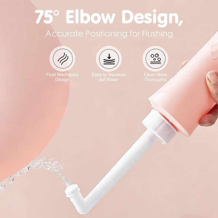 Tragbar Bidet Po Dusche, 2.5L Portable Elektrisch Bidet, Reise Bidet Handbrause für Damen Mann Kinde