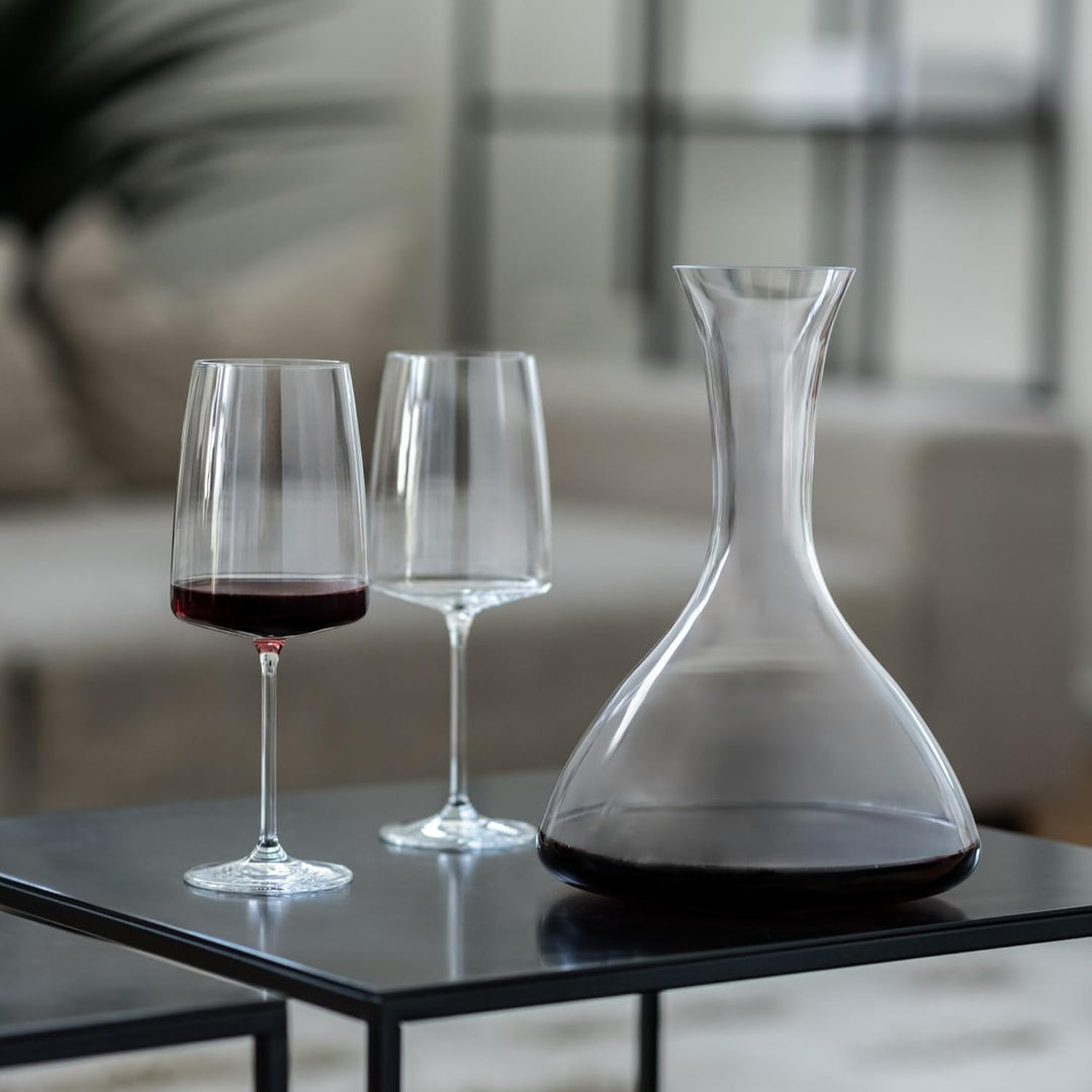 Zwiesel Glas Dekanter Vivid Senses, handgefertigte vielseitig einsetzbare Glas-Karaffe, robustes Tri