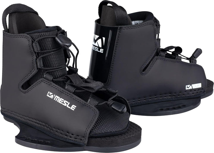 Mesle Wakeboard-Bindung Duro, Open Toe Boots, Grösse 30-45 EU, Schuhe, schwarz Junior, Junior
