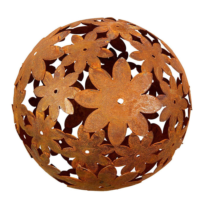 Bornhöft Edelrostkugel Kugel Metall Eisen Rost rostige Dekokugel Gartenkugel (40cm)