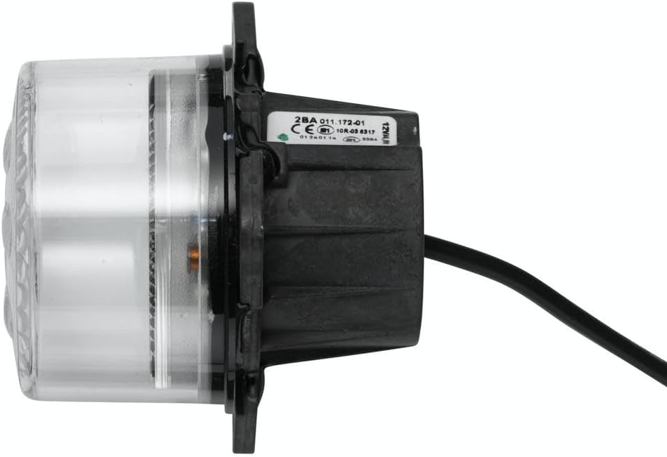 HELLA - Blinkleuchte - LED - 12V - Anbau/geschraubt - Lichtscheibenfarbe: glasklar - Kabel: 500mm -