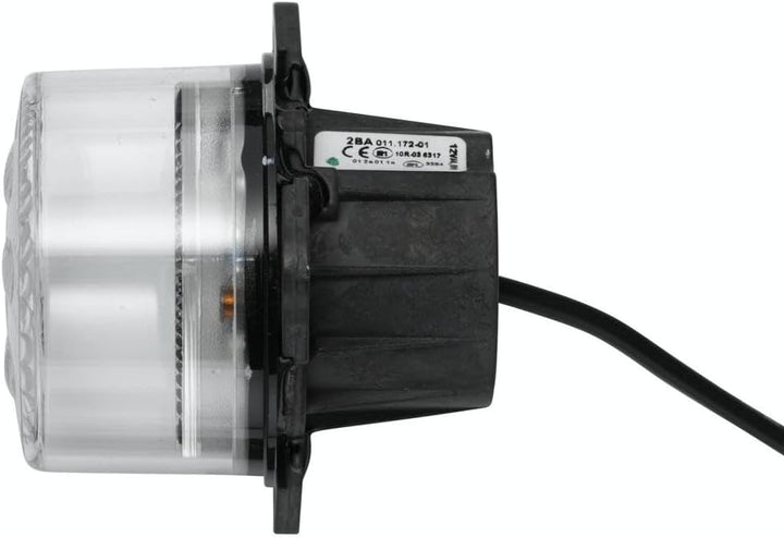 HELLA - Blinkleuchte - LED - 12V - Anbau/geschraubt - Lichtscheibenfarbe: glasklar - Kabel: 500mm -